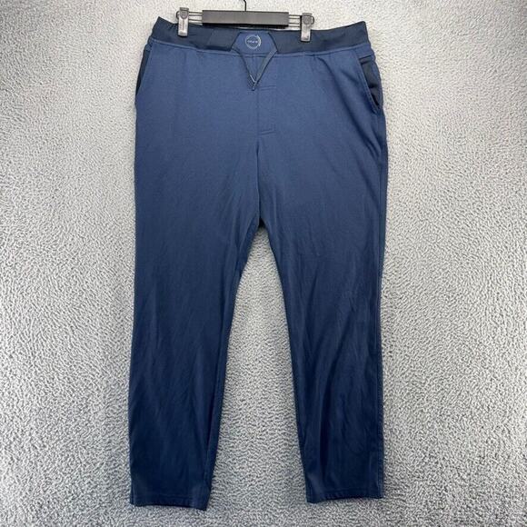 Hylete Sweatpants men's Extra Large Blue Athletic Workout Training Gym Pockets - Picture 1 of 10